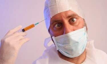 Stupid Doctor Vaccine Syringe