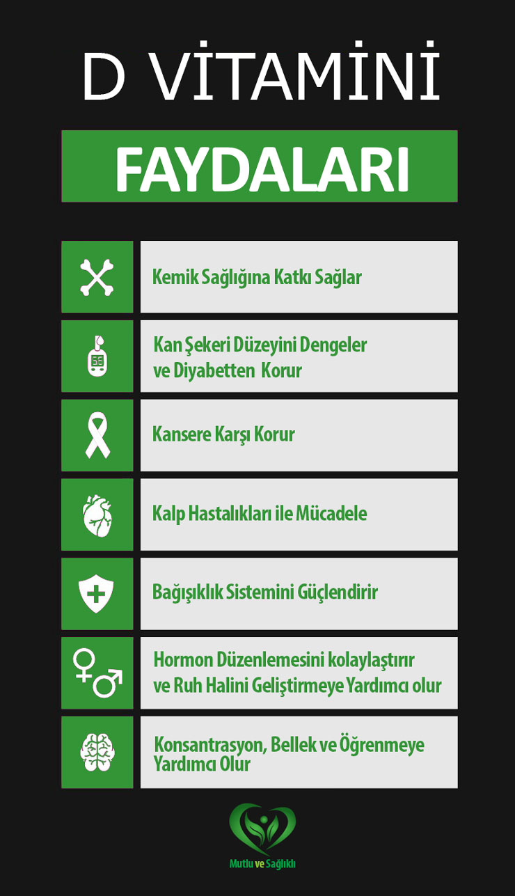 D vitaminin Faydaları