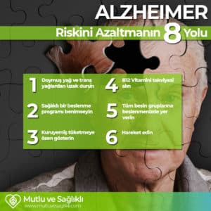 alzheimer riskini azaltmanın 8 yolu