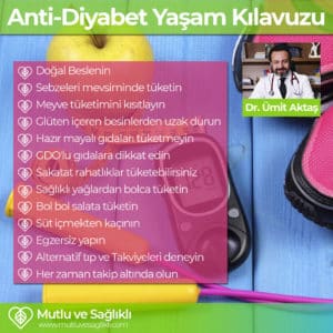anti diyabet yaşam klavuzu