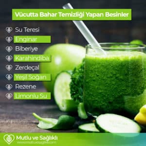 bahar temizliği yapan besinler