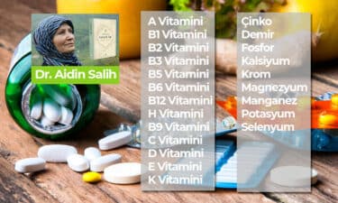 Vitamin ve Mineraller ! Tüm Vitamin ve Minerallerin Faydaları ve Kaynakları